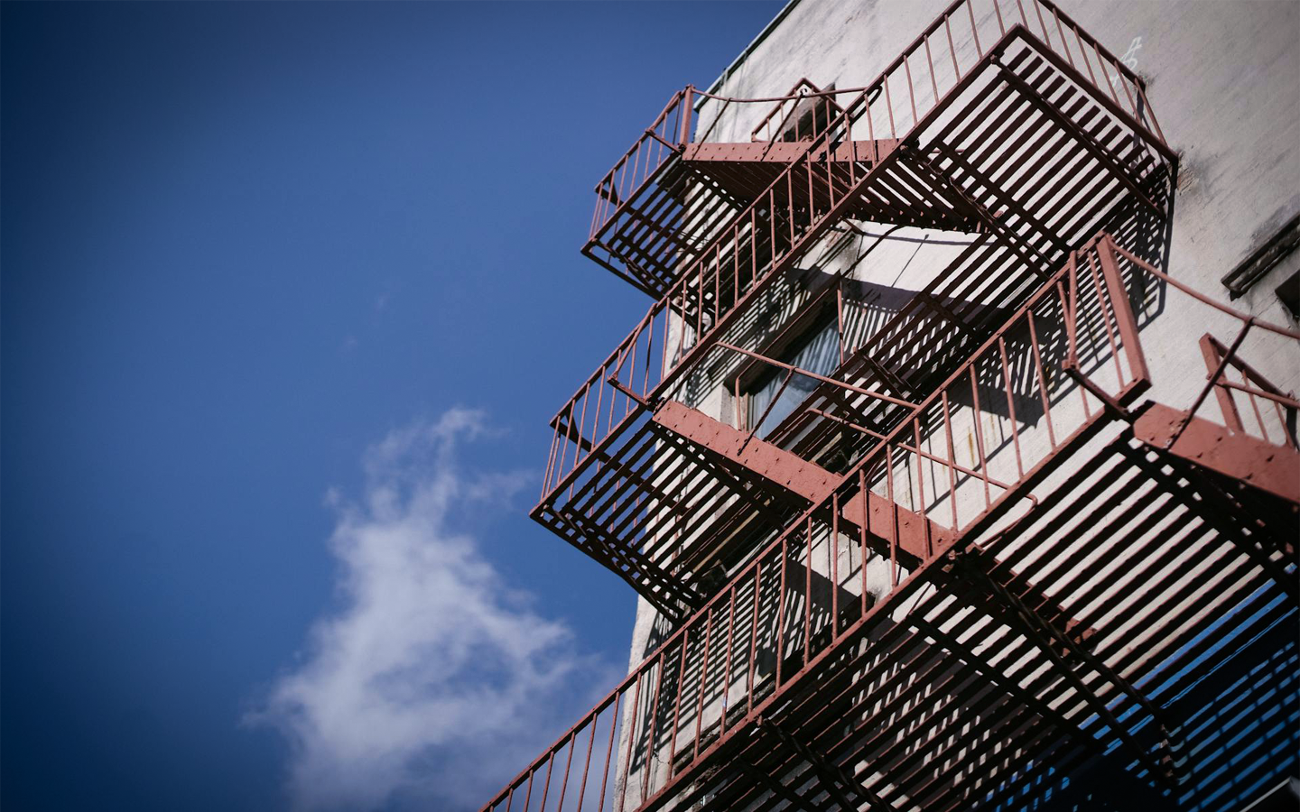 Laser cutting in architecture and design steel staircase